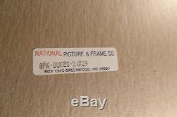 1981 NATIONAL PICTURE & FRAME Co. 21 X 29 PRINT GENERAL LEE Dukes of Hazzard