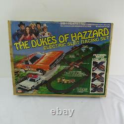 1981 The Dukes Of Hazzard Electric Slot Racing Cars Incomplete for Parts Repair
