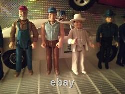 1981 Vintage Dukes Of Hazzard Action Complete Figure Lot + Gay Toys Cars Mego