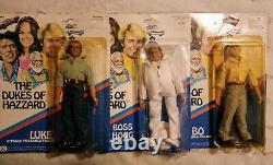 1981 Vintage the dukes of hazzard toys figures Luke Bo Daisy Boss Hogg