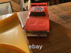 1981 Warner Co Dukes of Hazard Jumping Race Set WithFriction General Lee Car Rare