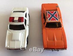 1981 ideal The Dukes of Hazzard Electric Slot Car Racing Set Vintage