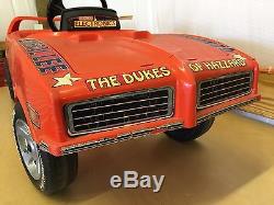 1982 Coleco Dukes Of Hazzard Pedal Car General Lee Vintage Antique