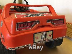 1982 Coleco Dukes Of Hazzard Pedal Car General Lee Vintage Antique