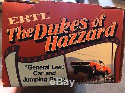 1982 Ertl Dukes Of Hazzard General Lee 1/16 Car & Jumping Ramp Set Empty Box