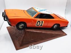 1982 Steel Diecast Ertl 116 Car Dukes Of Hazard General Lee + Ramp Great Cond
