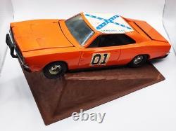 1982 Steel Diecast Ertl 116 Car Dukes Of Hazard General Lee + Ramp Great Cond