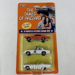 1997 ERTL The Dukes of Hazzard Die Cast 3 Vehicle Action Chase Set General Lee