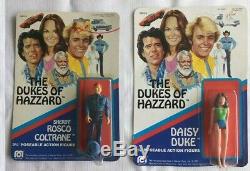 2 1981 The Dukes of Hazzard 3.75 Mego Action Figures