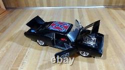 #2 Dukes Of Hazzard'70 Dodge Charger Hemi BlackGeneral Lee DiecastCar, 124, new