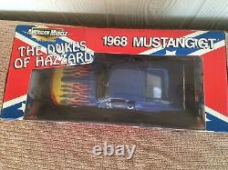 2001 Ertl American Muscle The Dukes Of Hazzard 1968 Mustang GT 118 + Bonus Car