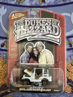 2006 Johnny Lighting The Dukes Of Hazzard White Jeep CJ-5 #4 Daisy Duke Dixie