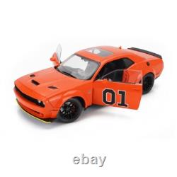 2023 Dodge Challenger R/t Scat Pack'n 01 Dukes Of Hazzard' Orange 118 Scale