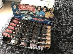 24 Original Dukes Of Hazzard Wrist Racers With Shop Display And Trade Box 1980