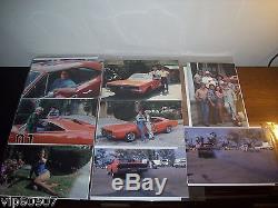 (27) Dukes Of Hazzard General Lee Professional 12 X 8 Color Photo Collection