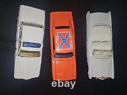 3 Ertl Dukes Of Hazzard General Lee, Boss Hog Mayer & Sheriff Cars, 1980 & 1981