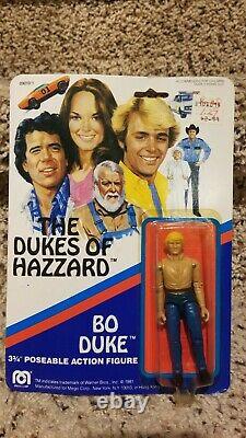 4 Vintage 1981 MEGO Dukes of Hazzard DAISY BO LUKE JESSE 3 3/4 Action Figure Lot