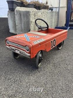AMF Vintage Dukes of Hazzard Steel Pedal Car, Great Find
