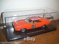 AUTO WORLD 1 of 1000 DUKES OF HAZZARD 143 GENERAL LEE 1969 DODGE CHARGER-NEW