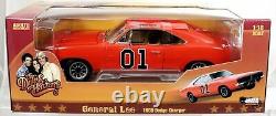 AUTOWORLD DUKES OF HAZZARD GENERAL LEE 1969 DODGE CHARGER Never Opened! 1/18