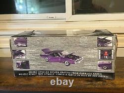 American Muscle 1970 Dodge Charger R/T 118 Diecast Model Rare Plum Crazy Purple