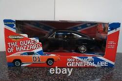 American Muscle Ertl 1969 Dodge Charger Black CHASE GENERAL LEE 1/18 NEW #32485