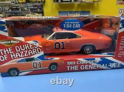 American Muscle Ertl Dukes Of Hazzard 1969 Charger The General Lee 118 & 164
