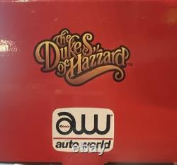 Auto World 1975 Dodge Monaco Dukes of Hazzard 118 Diecast Signed by Enos
