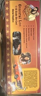 Auto World Dukes of Hazzard General Lee 118th Scale Model Signed By Cooter