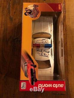 Autographed Auto World Dukes Of Hazzard 1975 Dodge Police Car 118 Scale-new