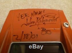 Autographed! ERTL 118 The Dukes of Hazzard General Lee Charger 1/18 DIECAST