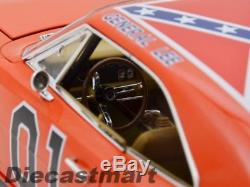 Autoworld 118 1969 Dodge Charger Dukes Of Hazzard General Lee New Orange Amm964