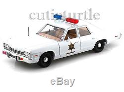 Autoworld 1975 Dodge Monaco Dukes Of Hazzard Police Car 118 White Awss107