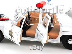 Autoworld 1975 Dodge Monaco Dukes Of Hazzard Police Car 118 White Awss107