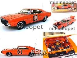 Autoworld Amm964 Dukes Of Hazzard General Lee 1969 69 Dodge Charger 1/18 Orange