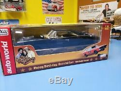 Autoworld Happy Birthday Dukes Of Hazzard General Lee 1969 Dodge Charger New