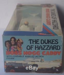 Boss Hogg Caddy -mego The Dukes Of Hazzard Car For 3 3/4 Figures 1981 Mib Grand