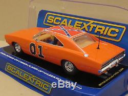 C3044 SCALEXTRIC 1969 Dodge Charger GENERAL LEE DUKES OF HAZZARD Slot Car 132