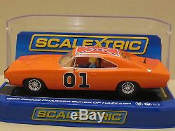 C3044 SCALEXTRIC 1969 Dodge Charger GENERAL LEE DUKES OF HAZZARD Slot Car 132