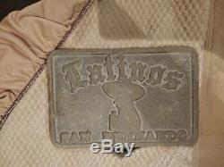 CAR CLUB PLAQUE brass heavy Chevy Ford Pontiac San Fernando valley