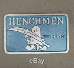 Car Club plaque Long Beach nhra scta hot rod parts Edelbrock Holley efi sbc 67