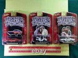 Collection of 3 Johnny Lightning The Dukes of Hazzard die-cast vehicles- New