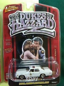 Collection of 3 Johnny Lightning The Dukes of Hazzard die-cast vehicles- New