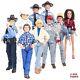 Complete Set Of 9 Dukes Of Hazzard 8 Inch Action Figures Series 1 & 2 Loose