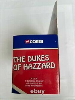 Corgi CC05301 Dukes of Hazzard Dodge Charger + Figures RARE 1/36 Excellent