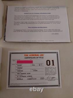 DANBURY MINT THE GENERAL LEE With TITLE, PAPERWORK, BOX