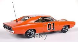 DODGE Charger Shérif Fais-Moi Peur Dukes of Hazzard Général Lee 1/18 Antenne