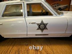 DUKES OF HAZZARD 1974 Dodge Monaco 118 Scale Diecast Police Car Used In Box