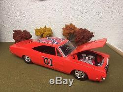 DUKES OF HAZZARD BIG 1969 CHARGER GENERAL LEE AMERICAN MUSCLE CAR 1/24 Scale