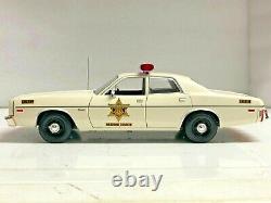DUKES OF HAZZARD COUNTY SHERIFF 1/18 DODGE CORONET uT Working POLICE Lights